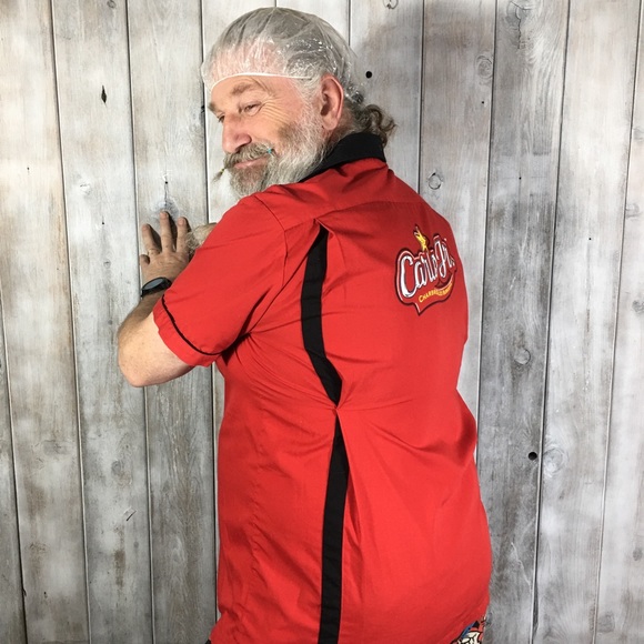 Carl’s Jr. Other - Carl’s Jr. Fast Food Employee Uniform Shirt Sz MED